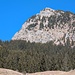 Nochmal der Einstein (1866 m), der kühn über den Wald herausragt.
