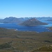 Blick zum Mount Solitary im Lake Pedder