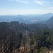 Ostroh/Rudolfův kámen - Ausblick ins Gegenlicht in südliche/südwestliche Richtung.
