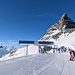 Ankunft bei der Hockengrat Bergstation mit Blick zum Hockenhorrn.