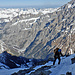 Im Aufstieg zum Hockenhorn mit Blick ins Gasterntal.