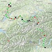 das Loch in der Mitte ist die Wintersperre von Wassen über den Gotthard nach Airolo. Vor Mai nicht zu begehen, da die Brücken abgebaut wurde.