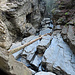 Rückblick durch die wildeste Passage im Schüpfentobel.