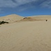 Aufstieg zum Sanddünengipfel