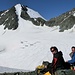 Verschnaufpause am Fuße des Südgrats