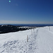 Blick in südliche Richtung mit der Aufstiegsloipe