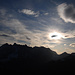 Wilder Kaiser im Gegenlicht