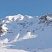 Rückblick zum Chrachenhorn mit seiner Nordflanke