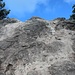 Kletterstelle zum Aussichtspunkt, ca. 3 m hoch