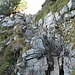 Eine Stelle I/UIAA im Nordgrat Brecherschneid