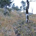 Rückblick Abstieg vom vorgelagerten Gipfelkreuz Schlierseespitz zum Anklspitz<br />Archivbild vom 26.Oktober 2017