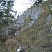 Stelle I/UIAA beim Abstieg vom Schlierseespitz zum Anklspitz