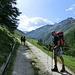 Bei unserem Start ins Valsorey herrschte noch sehr sonniges Wetter