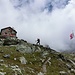 Ankunft an der Cabane de Valsorey