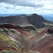 Blick über den Graben zum Wahanga Dome
