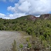 Beginn der Wanderung am Tarawera Airstrip