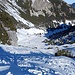 Mangels Weg/Spur auf der geplanten Route bin ich einfach hier querfeldein nach unten