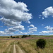 Unterwegs zwischen Žebrácký roh und Pastivny - Unter durchziehenden Wolken.