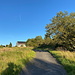 Unterwegs bei Cínovec - Nach einer weiteren Pause geht's nun auf schmalen Sträßchen aus dem Ort heraus...
