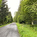 Unterwegs zwischen Fláje und Puklá skála - Hier kurz entlang der Straße.