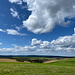 Unterwegs bei Oldřiš - Blick nach Norden. Rechts dürften sich früher ein Teil des Dorfes befunden haben.