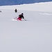 Karin in der zweiten Abfahrt