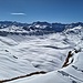 Blick zum schneeweissen Gipsgrat und sowie Ringel - Sardona
