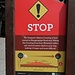 Ein letztes Warnschild muss sein!