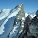 Gipfelaufbau, hinten rechts das Bietschhorn
