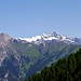 Blick auf den Glockner und die Kendlspitze (li)