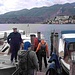Imbarco sul battello che ci condurrà all’Isola di San Giulio, in centro al Lago d’Orta.