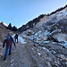 Enorme frana vicino a Sotto Corte(circa a 1300 m)