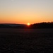 Blick in die Gegenrichtung: Sonnenaufgang bei Liebenau