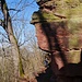 Sandsteinfelsen im Bereich Rabenschüssel