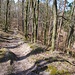 immer schön am oberen Ende des Hangs entlang