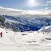 12. Genussvolle Abfahrt durch die Fanenhöli. Rechts sehe ich einen schönen Iglu-Bau-Platz!