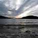 Le lac de Joux, peu avant le coucher du soleil