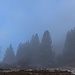 zartes Blau schimmert durch
