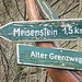 Alles gut ausgeschildert.