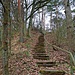Zuletzt geht es noch ein paar Treppen hinauf...