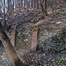 ...und von dem seither nur noch talseitige Mauererste zu sehen sind. 