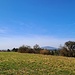 Oben fallen zunächst einmal die beiden Gleichberge ins Auge, ziemlich genau im Westen, die wir fast genau ein Jahr zuvor bestiegen hatten.
