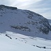 Blick von Fosses Riedl zur Nordflanke der Roten Wand, in der ich aufsteigen werde.