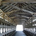 Anzwilenbrücke von Innen - imposante Ständerkonstruktion, ursprünglich ohne Mittelpfeiler
