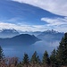 der gewohnt tolle Ausblick über den Vierwaldstättersee ...