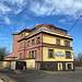 Bouřňák - Blick auf das seit Längerem geschlossene Hotel (ehemalige Baude).