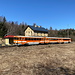 Nové Město - 811 021-5, Baafx ...29 533-3, 811 020-7 (RCAS) beim Zwischenstopp im Haltepunkt des Ortes, bevor es gleich weiter nach Moldava geht.