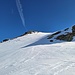 Ampio scivolo che sale a sinitra verso il punto 2204 m