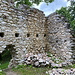 Cigánka / Muránsky hrad - Blick auf rekonstruierte Mauern (Haupt-Wachturm?)