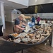 Le lendemain au petit déjeuner. Le buffet se souvient encore de notre passage 